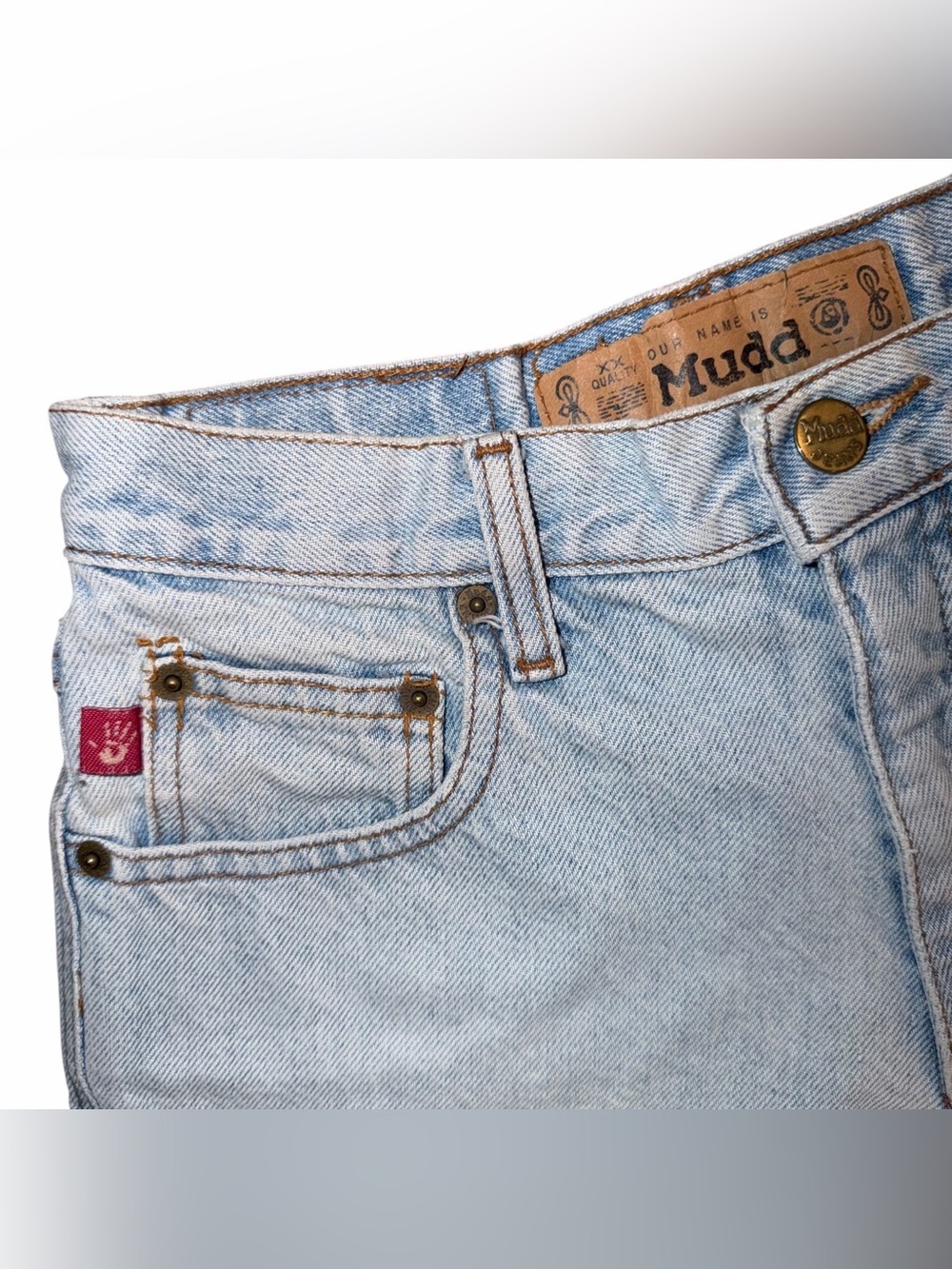 90s / Y2K Vintage Mudd Jean Shorts - Picture 6 of 11